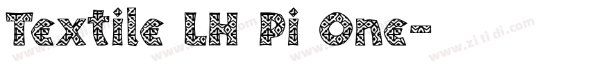 Textile LH Pi One字体转换